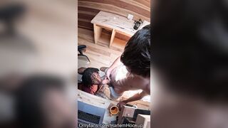 Bi-racial Large Milky Spear Deepthroat