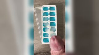 Meaty Manhood Bodybuilder Makes Ice Cubes With Straps of His Spunk