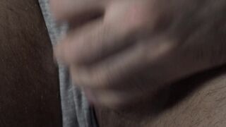 Toying with Precum from My Huge Lollipop in a Voluptuous Way