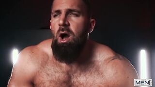 FOLKS - Chuck Conrad Grabs Mateo Tomas In His Heavy Hands And He Leads Him To His Chisel