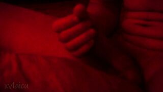 Polishing My Lollipop on a Cushion While Home Alone