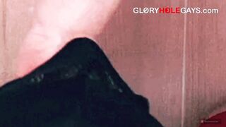 Insane Soccer Lad Deepthroats His Coach to a Humungous Climax at the Gloryhole