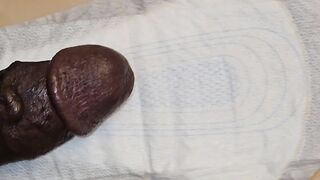 JIZZING ON DUDES DEPENDS PAD