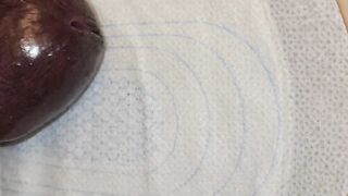 JIZZING ON DUDES DEPENDS PAD