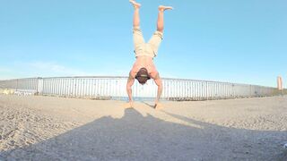 Edging in Public Wc After Beach Exercise – Teaser  Total 2D + 180VR 8K on OF & FapHouse