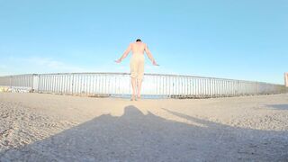 Edging in Public Wc After Beach Exercise – Teaser  Total 2D + 180VR 8K on OF & FapHouse