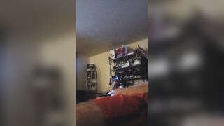 Frolicking with my prick while Im bored