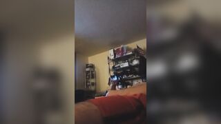 Frolicking with my prick while Im bored