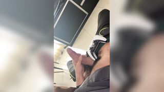 alpha masculine with meaty fur covered pipe highly rigid toying flick game