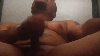 I stroke my chisel in your face in the public adult gloryhole