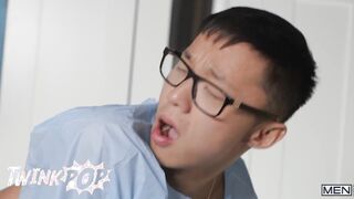 TWINKPOP - Tony DAngelo Smashes Dane Jaxson In Missionary, Using Ultrasound To Watch His Pink cigar Moving