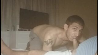 Deep-throating my Stepfather Penis While he is