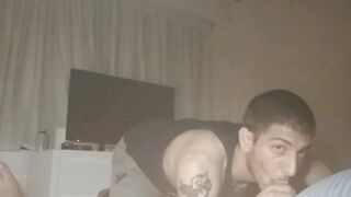 Deep-throating my Stepfather Penis While he is