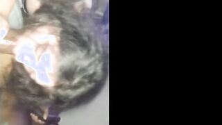 Femboy banged by two BIG BLACK COCK