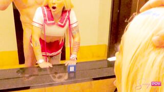 BEHIND-THE-SCENES POINT OF VIEW hump with jaw-dropping latina CD Audrey Maffia