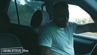 Hitchhiker CYRUS STARK Picked Up & Banged By Creepy Muscle Otter CYRUS STARK - DisruptiveFilms