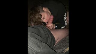 Meaty Beef whistle Blow-job at the Beach