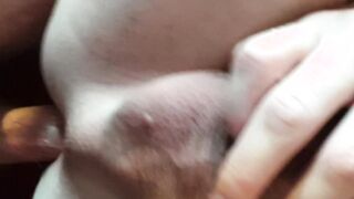 Taut bootie on a enormous beefstick