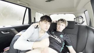 ALMOST CAUGHT LIVE! Youngsters on the road.