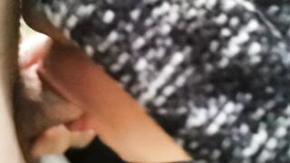 Twunk gets a oral job outdoors