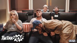 TWINKPOP - Getting Torrid And Ultra-kinky In The Vid Theater With Dante Colle, Michael Boston & Troye Dean
