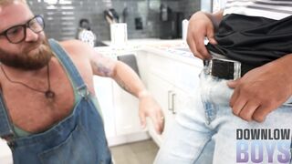DownlowBoys - Plumber Riley Mitchel Come To Fix Jocks Pipes & Gets Pummeled