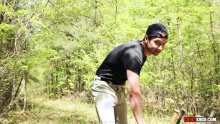 Baseball Jock Masyn Thorne gets his Taut Slot packed by Colby Chambers after Experience HUMID