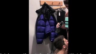 legitimate yr senior lads get caught while gargling pricks & spunking in public switching/dressing apartment