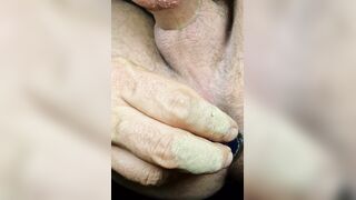 HAND JOB, ASS-PLUG AND ROPED UP THE SACK!