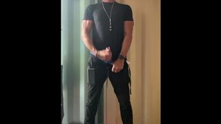 Another Blast of Jism From Alpha DILFJockDad87 in the Deliver Closet