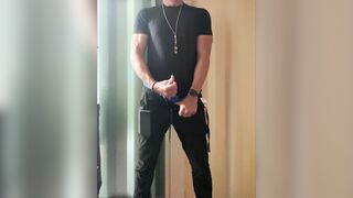 Another Blast of Jism From Alpha DILFJockDad87 in the Deliver Closet