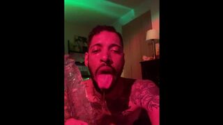 Deep Facehole Teaching on 13” Fuck stick