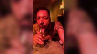 Deep Facehole Teaching on 13” Fuck stick