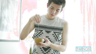 Adorable Black-haired Xander H Deepthroats And Rails James Ts Immense Schlong!