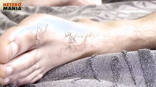 Louis Novak Is Back And Jizzes Ample + Soles Off the hook