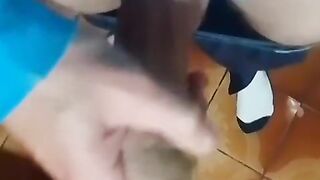 Camera catches stepbrother wanking