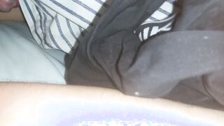 Mushroom Shaft Blows a load into some Nike Trunks