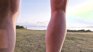 Urinating In Public. Getting My Penis Out By The Beach Park Up And Taking A Urinate.