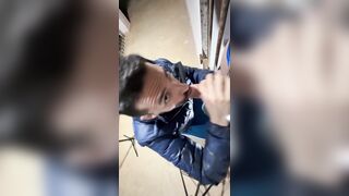 super hot father draining off a gay-for-pay stud with monster manhood