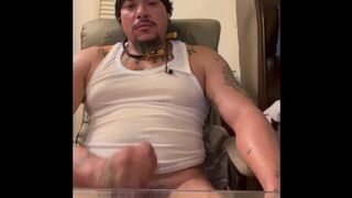 Super-fucking-hot Latino Thug Super-naughty and Tugging Off