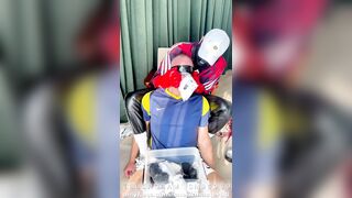 Heterosexual Grind German Sneakers Tormentor Breath Manage sole socks idolize stinky sub nude sole