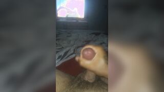 Gay-for-pay Latino Dad Wetts Himself By Nutting Stiff All Over His Own Belly and Pecs