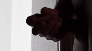 Swiftly Draining My Boner by the Glass Door