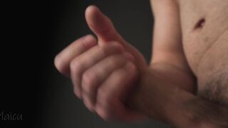 Leisurely Touching My Large Salami Until It Pumps Up