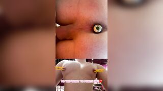 A nubile was disciplined with buttfuck buttplug