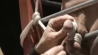 BoundMucleJocks: Tormentor Franco Dax wraps Chet Walkers nut until it nearly bust