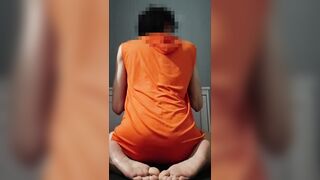 Exhibitionist Twunk, Dirty dancing and Juggling booty, Masturbating off doggy-style