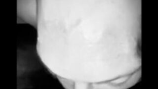 Boner worshiping BIG BLACK COCK like a milky fellow should