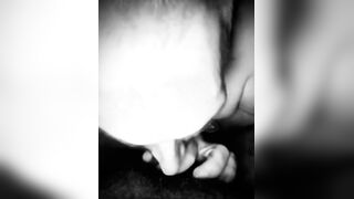 Boner worshiping BIG BLACK COCK like a milky fellow should