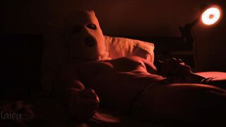 Masturbating My Cock in the Dark in a Rented Airbnb
